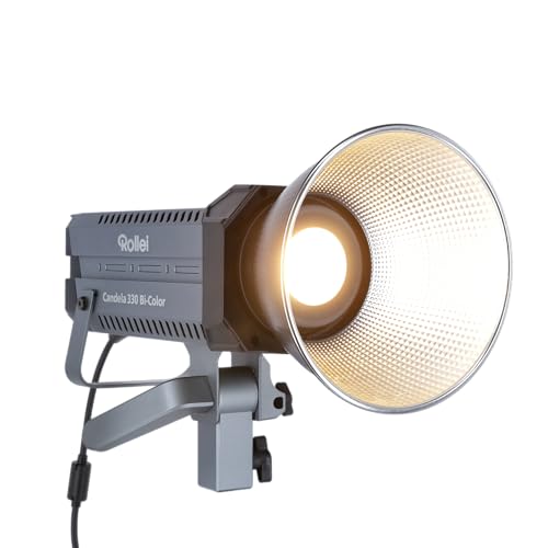 Rollei Candela 330 Bi-Color - 330W LED-Licht für Profi-Beleuchtung, Kompakt & Duale Stromversorgung von Rollei