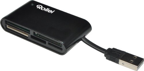 Rollei Card Reader Go On Externer All-in-One Kartenleser schwarz Rollei Card Reader Go On Externer All-in-One Kartenleser schwarz von Rollei