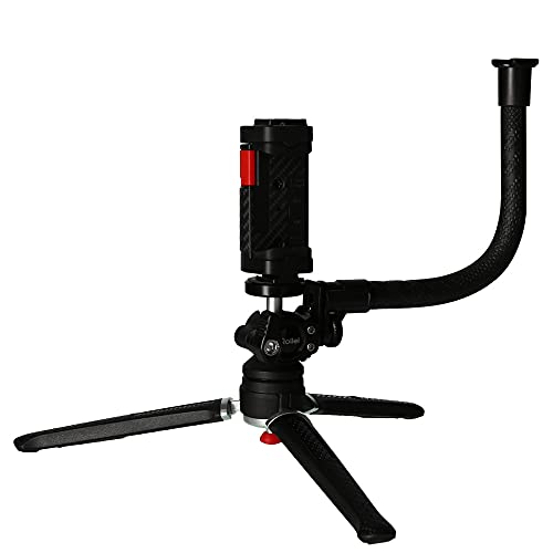 Rollei Comfort Vlogging Set, Mini-Stativ mit Smartphone-Halterung, Kugelkopf und Zubehör-Arm. Ideal für das Videofilmen mit dem Handy 22822 Rollei Comfort Vlogging Set, Mini-Stativ mit Smartphone-Halterung, Kugelkopf und Zubehör-Arm. Ideal für das Videofilmen mit dem Handy 22822 von Rollei