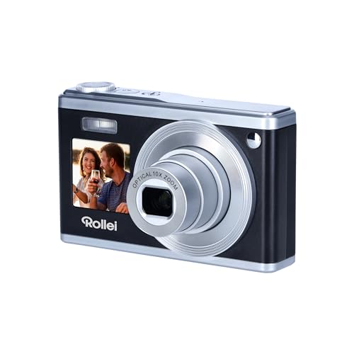 Rollei Compactline 10X - 20 MP - 10x optischer Zoom; Selfie Display; Erleben Sie Perfektion in jedem Bild durch elektronisch Stabilisierung! von Rollei