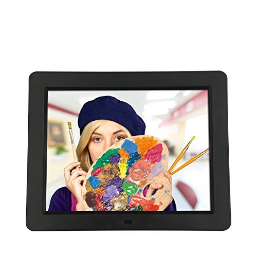 Rollei Degas DPF 12“ - Digitaler Multi-Media Bilderrahmen mit 12“ (30,48 cm) TFT-LED Panel, Bild-, Video-, Musik-, Kalender- und Uhrfunktion, Diashow, inkl. Fernbedienung - Schwarz von Rollei