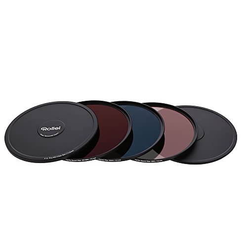 Rollei F:X Pro ND Filterset (ND 8, ND 64, ND1000) Neutraldichtefilter Set mit 3 Graufiltern (112mm) von Rollei