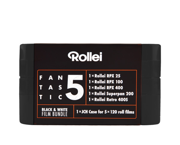 Rollei Fantastic 5 | Black & White 120 Rollfilm Bundle Rollei Fantastic 5 | Black & White 120 Rollfilm Bundle von Rollei