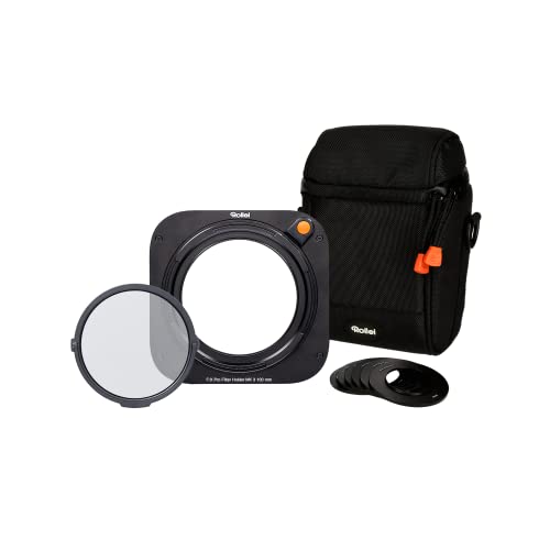 Rollei Filterhalter-Set MK 3. Rechteck-Filterhalter inkl. magnetischem CPL Filter,Adapterringen von 52 bis 82mm und Filtertasche Rollei Filterhalter-Set MK 3. Rechteck-Filterhalter inkl. magnetischem CPL Filter,Adapterringen von 52 bis 82mm und Filtertasche von Rollei