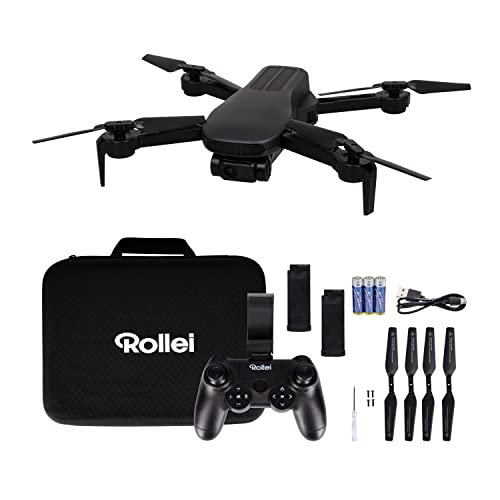 Rollei Fly 80 Combo Drohne, WiFi-Live-Bild Übertragung, 6-Achsen Gyroskop, Full-HD-Kamera, lange Flugzeit, App Steuerung und inkl. Fernebdienung Rollei Fly 80 Combo Drohne, WiFi-Live-Bild Übertragung, 6-Achsen Gyroskop, Full-HD-Kamera, lange Flugzeit, App Steuerung und inkl. Fernebdienung von Rollei