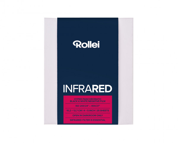 Rollei Infrared Planfilm 10,2x12,7cm (4x5) 25 Blatt" von Rollei