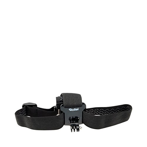 Rollei Kopfband – Head Strap für Rollei Actioncam 200 / 300 / 400 und 500 Serie und GoPro Hero Modelle - Schwarz von Rollei