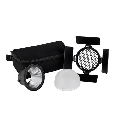 Rollei Zubehör-Set für LUX-Serie LUX 100 Bi-Color/LUX 100 RGB/LUX 60 Bi-Color oder LUX 60 RGB mit Magnetischer Anschluss Barndoors, Softball, Wabengitter und Reflektor Rollei Zubehör-Set für LUX-Serie LUX 100 Bi-Color/LUX 100 RGB/LUX 60 Bi-Color oder LUX 60 RGB mit Magnetischer Anschluss Barndoors, Softball, Wabengitter und Reflektor von Rollei