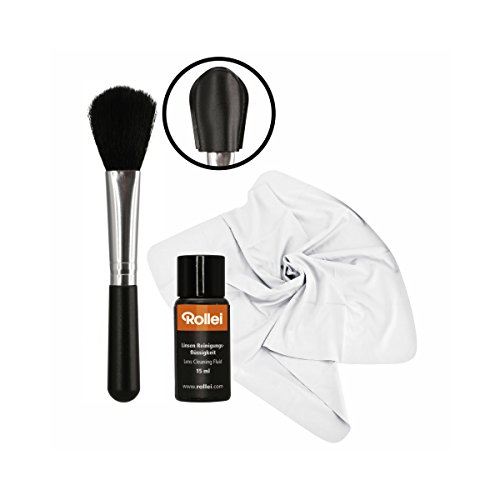 Rollei Linsen Reinigungs Set - zur professionellen Nassreinigung von Objektiven, Linsen, Filtern und Displays - mit Pinsel und Reinigungsflüssigkeit Rollei Linsen Reinigungs Set - zur professionellen Nassreinigung von Objektiven, Linsen, Filtern und Displays - mit Pinsel und Reinigungsflüssigkeit von Rollei
