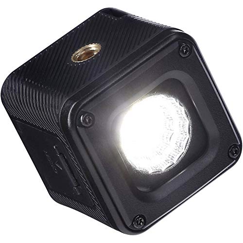 Rollei Lumen Solo LED Fotolicht mit 20 Farbfiltern | Wasserdichte Videoleuchte bis zu 10 Meter | Fotolampe | LED Video Light inkl. Blitzschuhadapter von Rollei