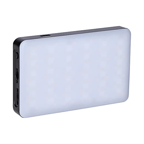 Rollei Lumis Compact RGB, kleine RGB Dauerlicht mit 360 Farben und tollen Lichteffekten, kompackte LED Lampe im Smartphone Format 28565 schwarz von Rollei