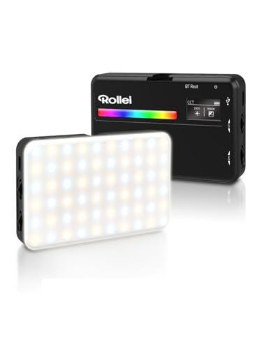 Rollei Lumis Compact RGB, kleine RGB Dauerlicht mit 360 Farben und tollen Lichteffekten, kompackte LED Lampe im Smartphone Format 28565 schwarz Rollei Lumis Compact RGB, kleine RGB Dauerlicht mit 360 Farben und tollen Lichteffekten, kompackte LED Lampe im Smartphone Format 28565 schwarz von Rollei