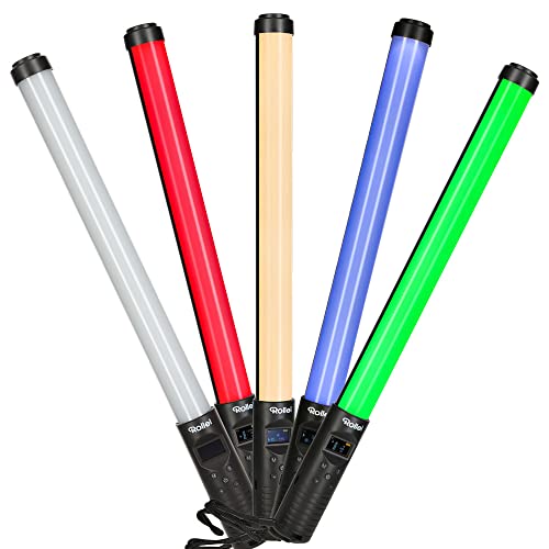 Rollei Lumis Glow RGB LED Stablicht, Leuchtstab mit 256 Farbnuancen und 7 Lichteffekte. Mobile Foto-Leuchte ideal für die Protrait-Fotografie und Lightpainting. 114 LED leisten 1100 lx (5500 K, 100%) Rollei Lumis Glow RGB LED Stablicht, Leuchtstab mit 256 Farbnuancen und 7 Lichteffekte. Mobile Foto-Leuchte ideal für die Protrait-Fotografie und Lightpainting. 114 LED leisten 1100 lx (5500 K, 100%) von Rollei
