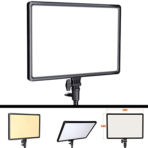Rollei Lumis LED Panel Fotoleuchte, Dauerlicht Fotografie Lampe Bi Color 3200~5600K Key Light CRI 96+ TLCI 97+ für Videos Streaming Videokonferenz Filmen Aufzeichnen Webcam YouTube TikTok Podcasting Rollei Lumis LED Panel Fotoleuchte, Dauerlicht Fotografie Lampe Bi Color 3200~5600K Key Light CRI 96+ TLCI 97+ für Videos Streaming Videokonferenz Filmen Aufzeichnen Webcam YouTube TikTok Podcasting von Rollei