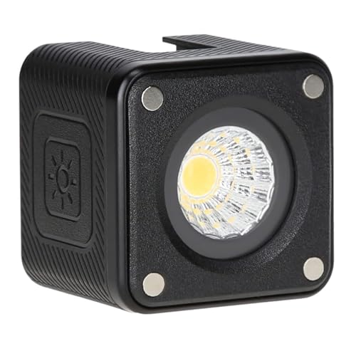 Rollei Lumis Solo 2 - LED Würfel. Kleiner LED Würfel inkl. Farbfilter für den Einsatz unterwegs. Optimaler Lichtgeber für das Filmen mit dem Smartphone. von Rollei