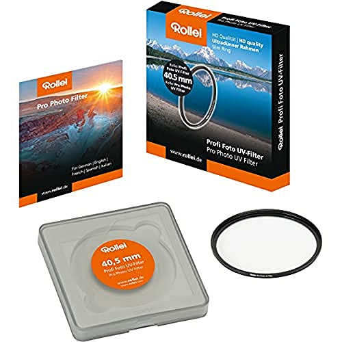 Rollei Profi Foto UV-Filter 40,5 mm - UV Filter und Schutzfilter mit ultradünnen Aluminium-Ring, 16 fach beschichtet - Größe: 40,5 mm Rollei Profi Foto UV-Filter 40,5 mm - UV Filter und Schutzfilter mit ultradünnen Aluminium-Ring, 16 fach beschichtet - Größe: 40,5 mm von Rollei