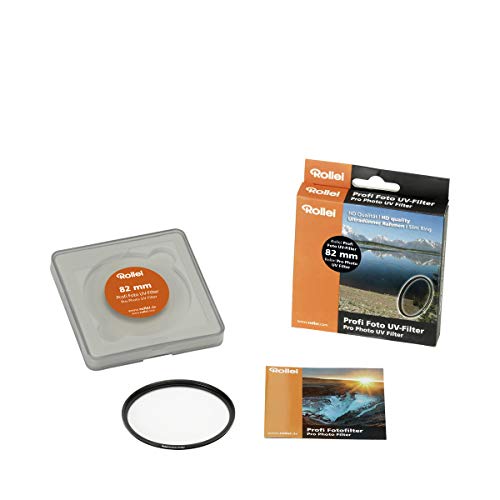 Rollei Profi Foto UV-Filter 82 mm - UV Filter und Schutzfilter mit ultradünnen Aluminium-Ring, 16 fach beschichtet - Größe: 82 mm Rollei Profi Foto UV-Filter 82 mm - UV Filter und Schutzfilter mit ultradünnen Aluminium-Ring, 16 fach beschichtet - Größe: 82 mm von Rollei