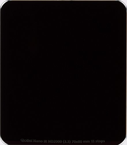 Rollei Profi Rechteckfilter - Neutralgraufilter aus echtem Schott-Glas - ND 2000 (11 Stops) für 70 mm von Rollei
