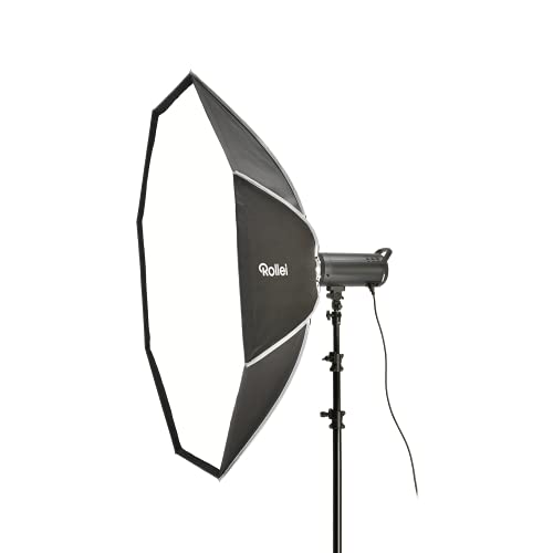 Rollei Profi Studio-Blitz klick-Octabox 150cm - Faltbare Octagonale Softbox mit Bowens-Anschluss - Lichtformer für Studio-Blitzgeräte, 28161_Parent Rollei Profi Studio-Blitz klick-Octabox 150cm - Faltbare Octagonale Softbox mit Bowens-Anschluss - Lichtformer für Studio-Blitzgeräte, 28161_Parent von Rollei