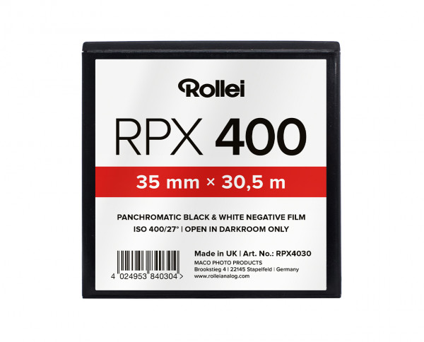 Rollei RPX 400 35mm x 30,5m Rollei RPX 400 35mm x 30,5m von Rollei