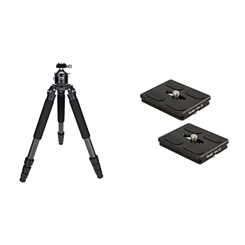 Rollei Rock Solid Alpha Mark III inkl. Rollei Stativkopf T7S MK III, sehr Robustes, schwarz & QAL-50 - professionelle Kamera-Schnellwechselplatte/Schnellverschlussplatte - 2 er Pack Rollei Rock Solid Alpha Mark III inkl. Rollei Stativkopf T7S MK III, sehr Robustes, schwarz & QAL-50 - professionelle Kamera-Schnellwechselplatte/Schnellverschlussplatte - 2 er Pack von Rollei