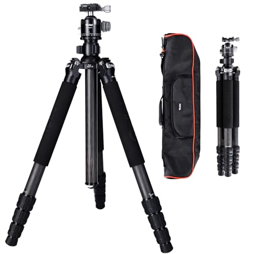 Rollei Rock Solid Beta Mark III, 178,5cm Kamera Stativ aus Kohlefaser Dreibeinstativ für Schwere Kamera 24kg Tragkraft Fotostativ Carbon mit Einbeinstativ Funktion für Professionelles Fotografie von Rollei