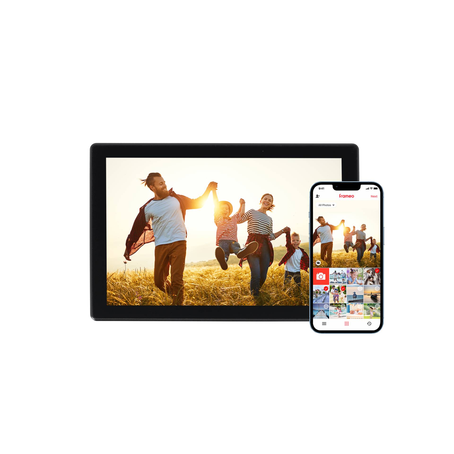 Rollei - Smarter Bilderrahmen - 10" Diagonale - Wifi - App Steuerung - Modell 106 Portable - 10.1 inches - black or white Rollei - Smarter Bilderrahmen - 10" Diagonale - Wifi - App Steuerung - Modell 106 Portable - 10.1 inches - black or white von Rollei