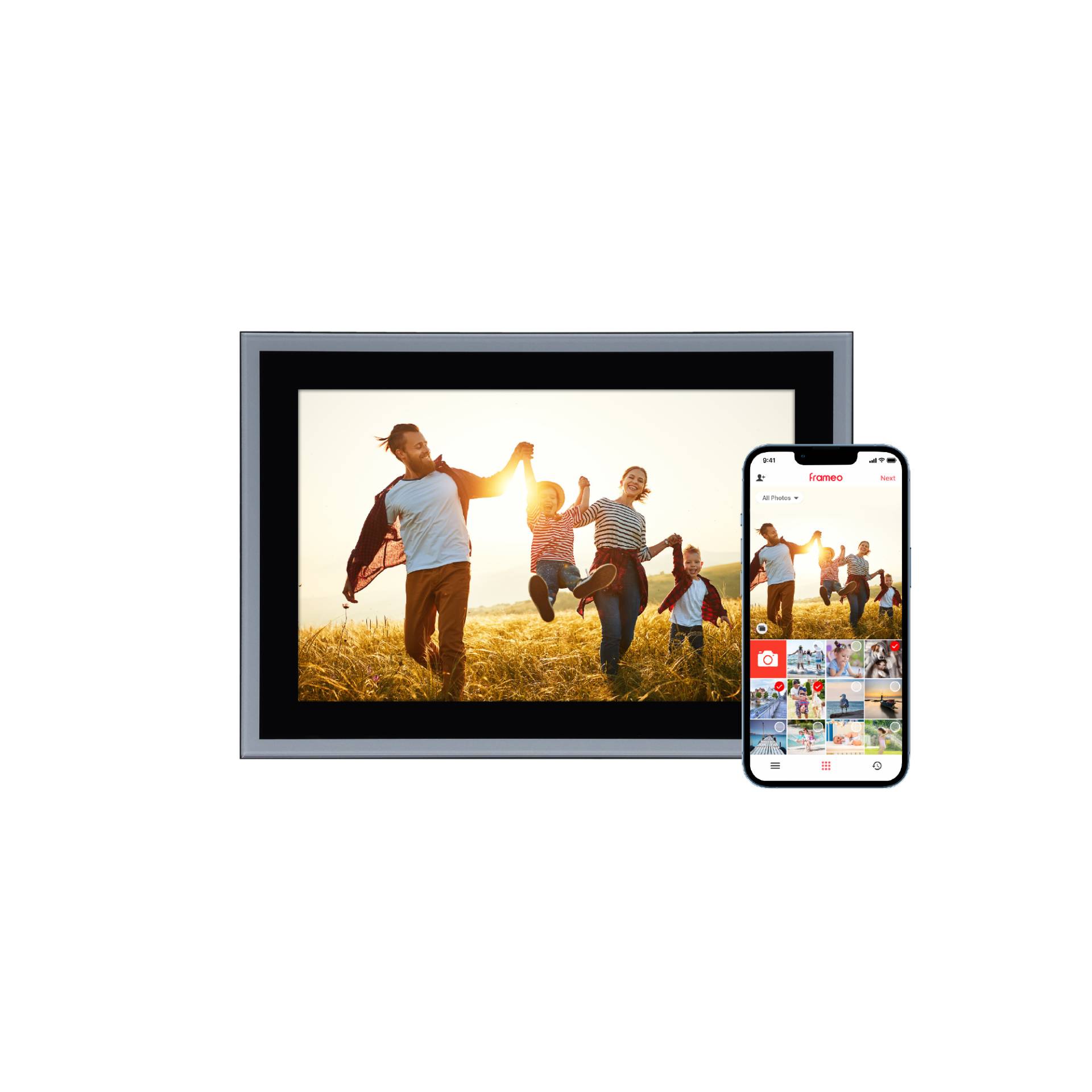 Rollei - Smarter Bilderrahmen - 10" Diagonale - Wifi - App Steuerung - Silber - Modell 102 - 10.1-inch - Silver Rollei - Smarter Bilderrahmen - 10" Diagonale - Wifi - App Steuerung - Silber - Modell 102 - 10.1-inch - Silver von Rollei
