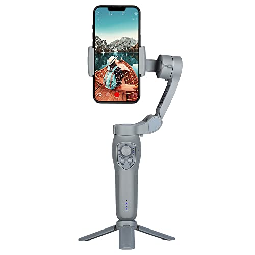 Rollei Steady Butler Mobil 3 SE, Kleiner, Leichter, zusammenklappbarer Smartphone Gimbal für ruhige aus der Hand gefilmte Videos. Mit App-Steuerung für Android und iOS 22946 von Rollei