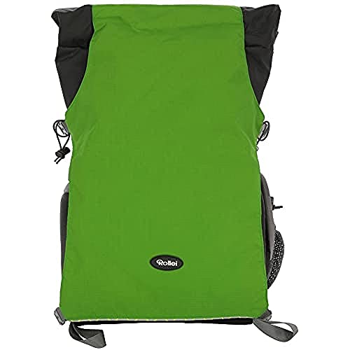 Rollei Traveler Fotorucksack Canyon M - Outdoor Fotorucksack (Daypack), inkl. separatem Einsatz für die Kameraausrüstung, Stativhalterung und Laptopfach - Größe M (25 L) - Forest (Grau/Grün) von Rollei