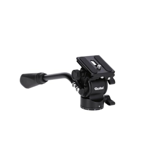 Rollei V5I Video Stativkopf für leichte und weiche Bewegungen, Ideal für den Einsatz auf Einbein-Stativen beim filem bewegter Objekte. Rollei V5I Video Stativkopf für leichte und weiche Bewegungen, Ideal für den Einsatz auf Einbein-Stativen beim filem bewegter Objekte. von Rollei