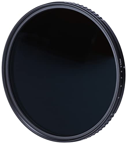 Rollei Variabler ND Filter, F:X Pro Variabler Rundfilter - ND8 bis ND 512 aus Gorilla® Glas mit 3-9 Blendenstufen Verdunkelung, stufenlos Einstellbarer ND-Filter, ideal für die Landschaftfotografie von Rollei