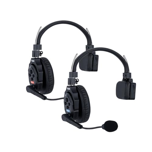 Rollei Xtalk X2 Intercom-Headset | Flexibel, Rauschunterdrückung, Live-Audio | Bis zu 350 m Reichweite, 20 Stunden Akkulaufzeit (Xtalk X2) von Rollei