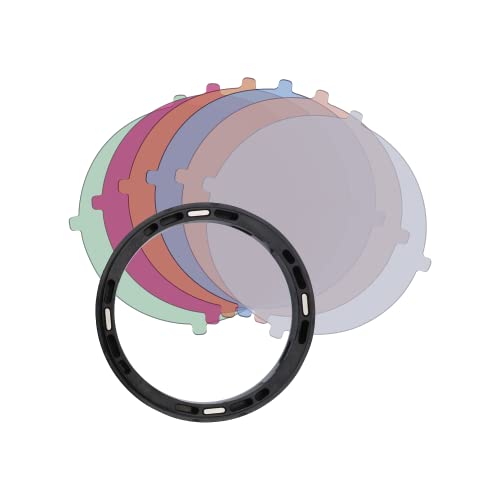 Zubehör-Set für Blitzgerät HS Freeze 1S I Farbfolien I Blitzgerät I Blitzschuh I Aufsatz-Set von Rollei