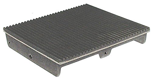 Roller-Grill Gussplatte für Klappgrill MAJESTIC, SAVOYE gerillt Breite 240mm EP oben Länge 250mm von Roller Grill
