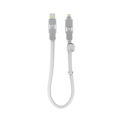 Rolling Square inCharge XL 6-in-1 Multi-Ladekabel 30cm Weiß von Rolling Square