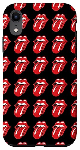 Hülle für iPhone XR Rolling Stones Offizielles Logo, Schwarz von Rolling Stones
