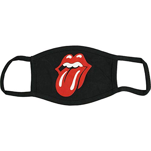 Mascherina Black Classic Tongue von Rolling Stones