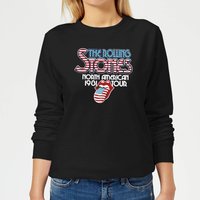 Rolling Stones 81 Tour Logo Damen Sweatshirt - Schwarz - XL von Rolling Stones