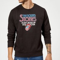 Rolling Stones 81 Tour Logo Sweatshirt - Schwarz - XXL von Rolling Stones