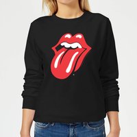Rolling Stones Classic Tongue Damen Sweatshirt - Schwarz - S von Rolling Stones