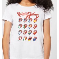 Rolling Stones International Licks Damen T-Shirt - Weiß - L von Rolling Stones