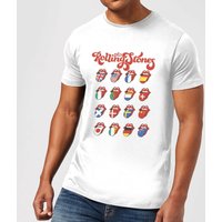 Rolling Stones International Licks Herren T-Shirt - Weiß - 5XL von Rolling Stones