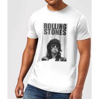 Rolling Stones Keith Smoking Herren T-Shirt - Weiß - 5XL von Rolling Stones