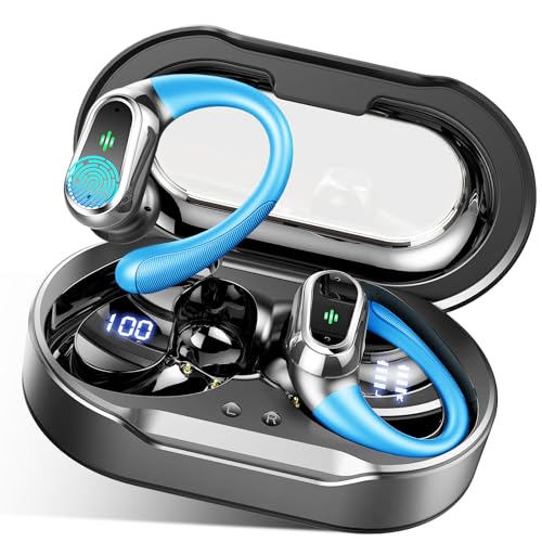 Rolosar Bluetooth Kopfhörer Sport, Kopfhörer Kabellos Bluetooth mit 4 ENC Mic, Tiefer Bass Earbuds Rolosar Bluetooth Kopfhörer Sport, Kopfhörer Kabellos Bluetooth mit 4 ENC Mic, Tiefer Bass Earbuds von Rolosar