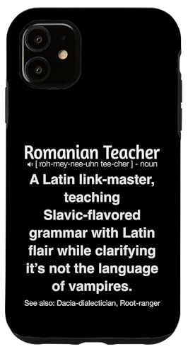 Rumänischer Lehrer Hülle für iPhone 11 von Romanian Teacher Gifts & apparels