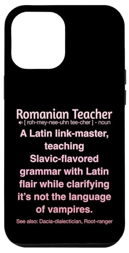 Rumänischer Lehrer Hülle für iPhone 12 Pro Max Rumänischer Lehrer Hülle für iPhone 12 Pro Max von Romanian Teacher Gifts & apparels