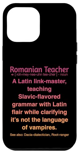 Rumänischer Lehrer Hülle für iPhone 12 Pro Max Rumänischer Lehrer Hülle für iPhone 12 Pro Max von Romanian Teacher Gifts & apparels