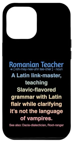 Rumänischer Lehrer Hülle für iPhone 12 Pro Max Rumänischer Lehrer Hülle für iPhone 12 Pro Max von Romanian Teacher Gifts & apparels