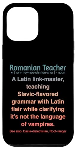 Rumänischer Lehrer Hülle für iPhone 12 Pro Max Rumänischer Lehrer Hülle für iPhone 12 Pro Max von Romanian Teacher Gifts & apparels
